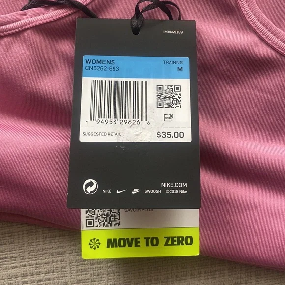 Women’s Nike Swoosh Sports Bra Medium Support - Picture 4 of 6